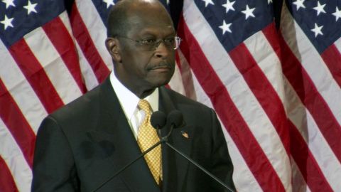 Herman Cain denies Tuesday that he acted inappropriately with female employees as head of the Nation Restaurant Association.