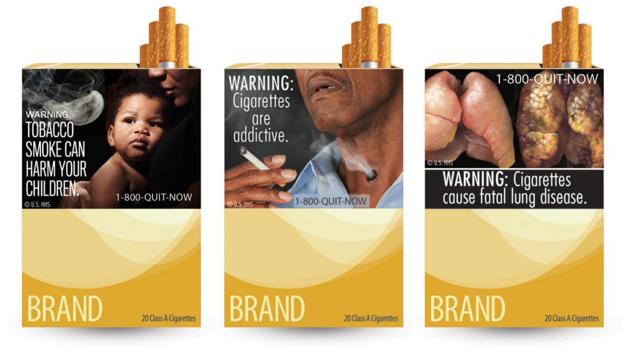 Last year the United States unveiled nine graphic health warning labels that must cover half the area of cigarette packages by this September.