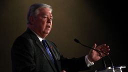 Mississippi Gov. Haley Barbour speaks during the 2011 Republican Leadership Conference on June 17, 2011, in New Orleans, Louisiana.