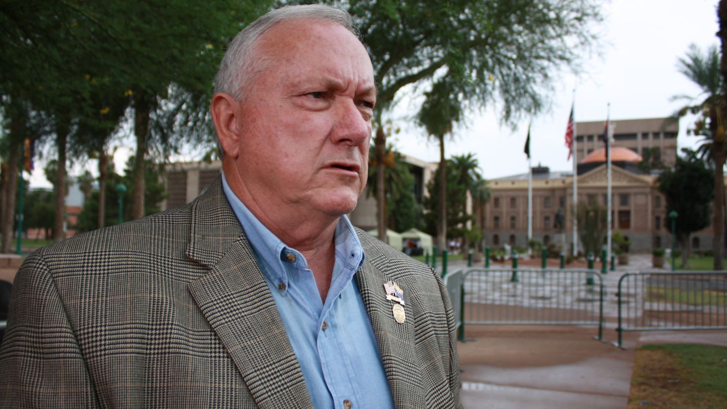 Arizona state Sen. Russell Pearce is known for his tough stance against illegal immigration and a state law to prevent it.
