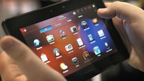 The BlackBerry PlayBook was marketed as a Flash-capable tablet.