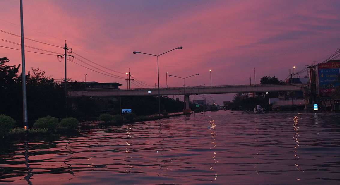 For almost a month, a sea of filthy brown water has been seeping down into the capital from the north of the city.