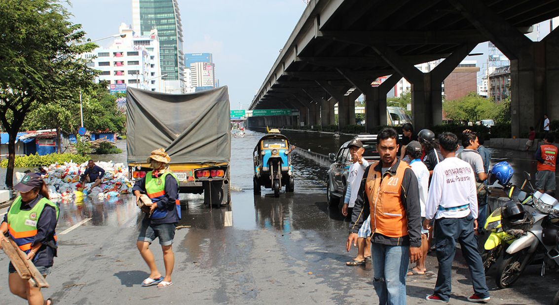 The pumping stations are the front line in the fight to protect central Bangkok.
