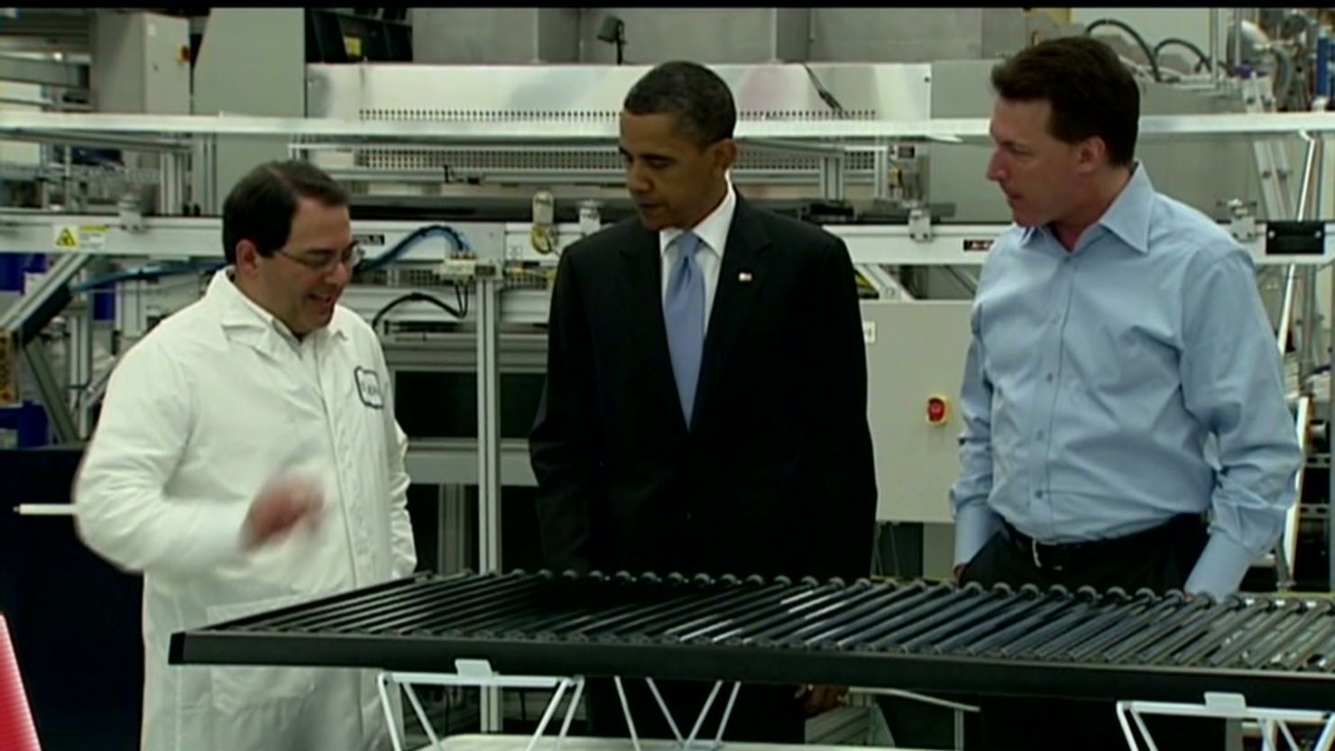 President Barack Obama had touted Solyndra in a widely publicized visit after the loan guarantee came through.