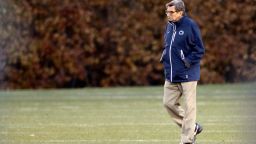 STATE COLLEGE, PA - NOVEMBER 09:  Penn State University head football coach Joe Paterno watches his team during practice on November 9, 2011 in State College, Pennsylvania.  (Photo by Rob Carr/Getty Images)