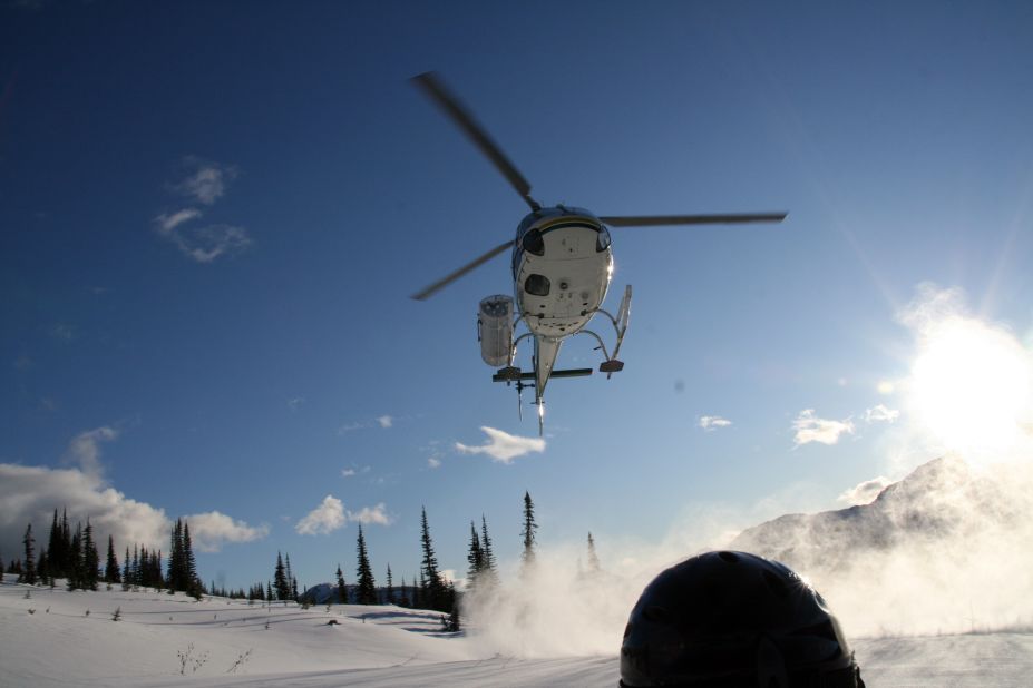 Jerry A. Palma took this photo "within an arm's reach" during his heliskiing trip in Blue River. "It's the only way to ski. Once you've heliskied, groomed runs are just not the same anymore."
