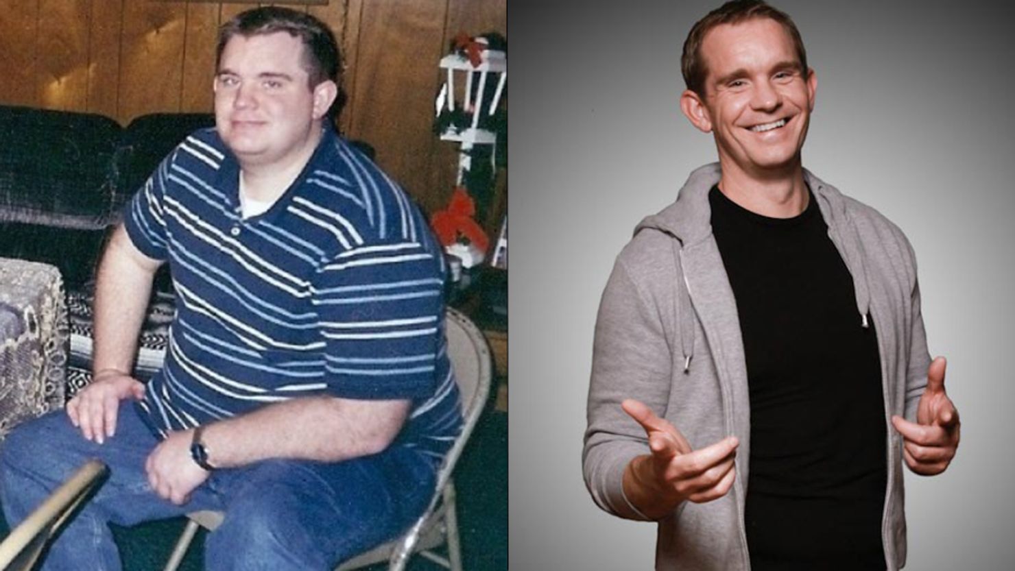 Kevin Evans made a life-changing transformation by losing weight and following a steady meal plan and exercise routine. 