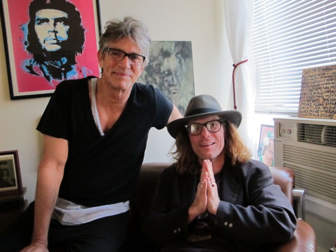 Actor Eric Roberts, left, calls sobriety counselor Bob Forrest "Mr. Funky." 
