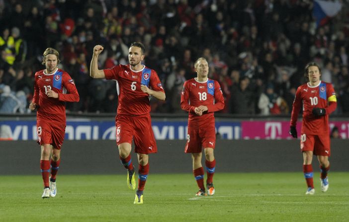 Tomas Sivok's late goal in the Czech capital of Prague gave Michal Bilek's team a 2-0 win over Montenegro on Friday. Montenegro need a historic win in Podgorica in order to reach a first major championship.