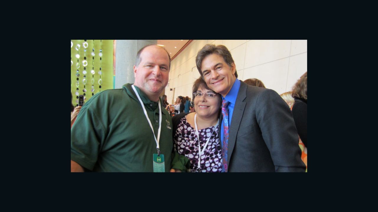 Patti and Cliff Roberts met Dr. Mehmet Oz at O Magazine's O You! conference in Atlanta.
