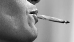 woman smoking pot marijuana