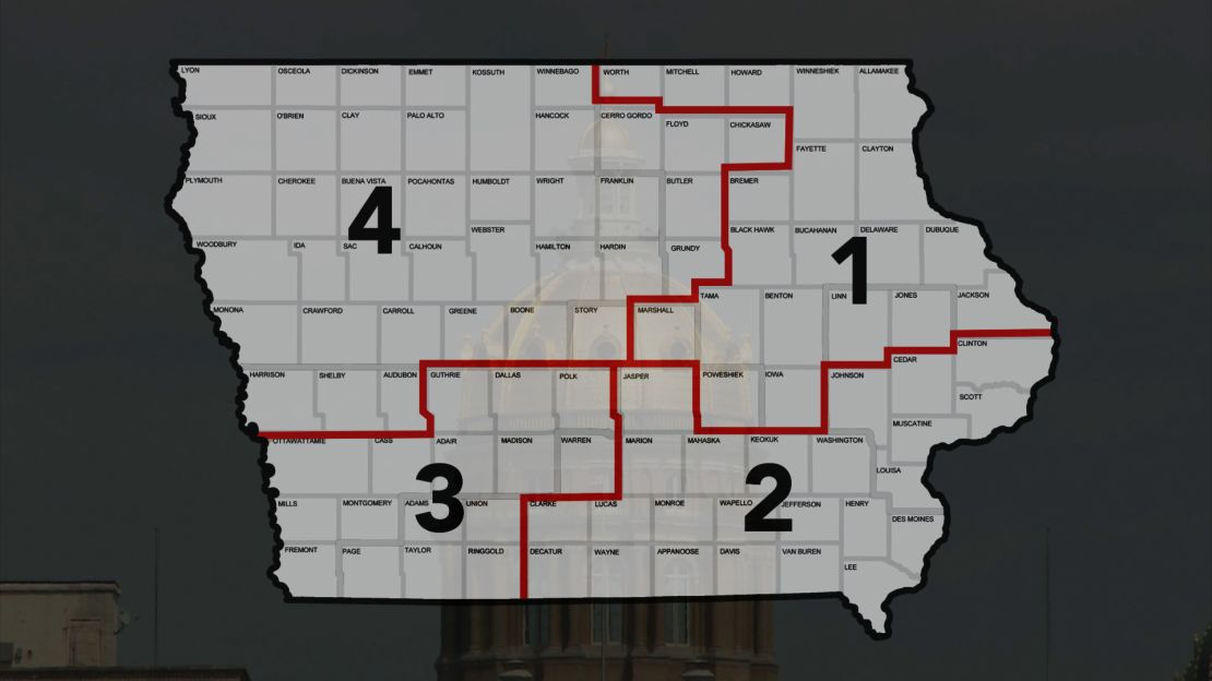Iowa, with its regular-shaped districts, will host the only 2012 House faceoff between Democratic and GOP incumbents.