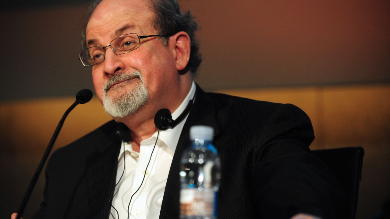 Salman Rushdie, an India-born author, is famous for writing "The Satanic Verses."