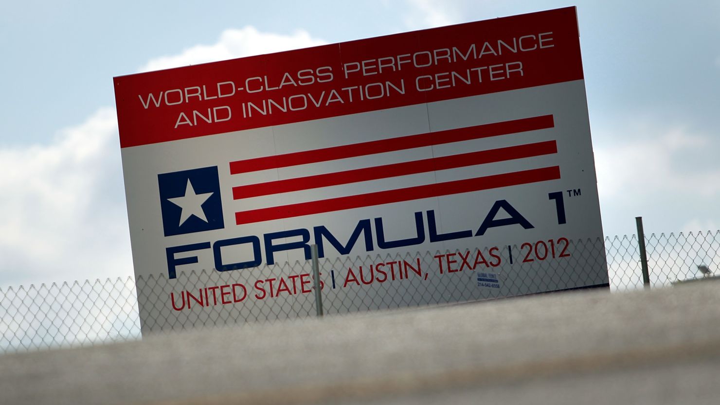 The purpose-built circuit in Texas was due to host a round of the Formula One world championship from 2012 onwards.