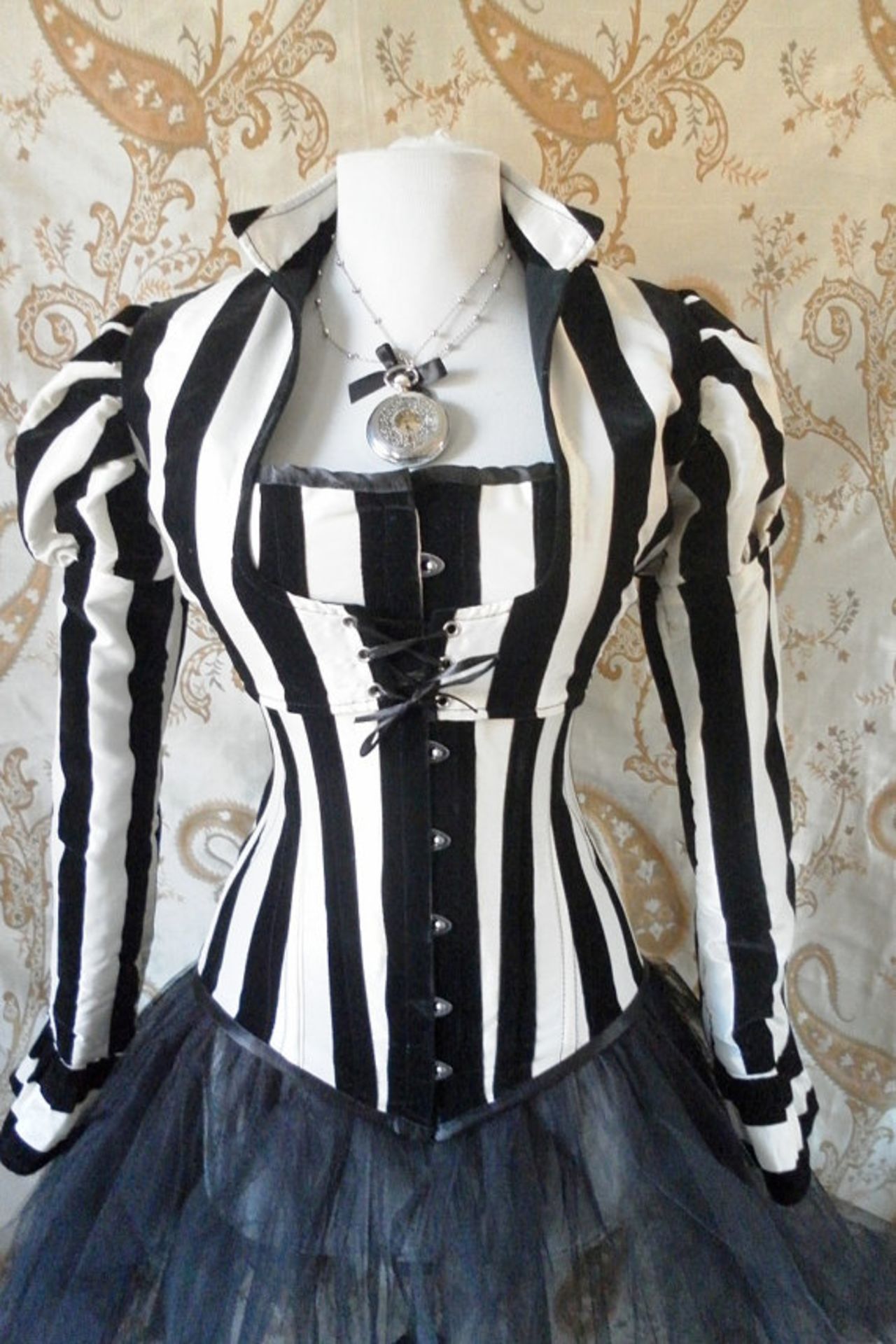 A beautiful striped ensemble from Charlotte Scott's Alice and Willow store.