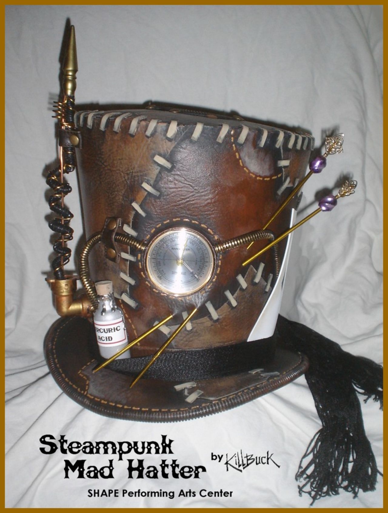 One of Rex Norman's steampunk top hat designs.