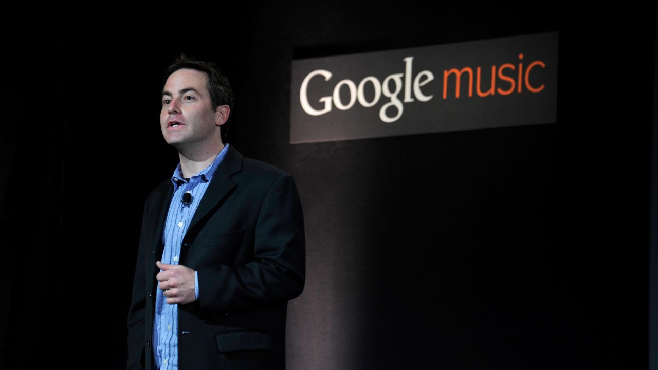 Google's Jamie Rosenberg announces the Google Music store and locker in Los Angeles.