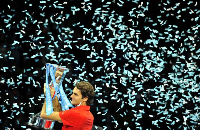 Roger Federer beat Rafael Nadal in last year's final to equal the record of five end-of-season championship titles, jointly held with Ivan Lendl and Pete Sampras.