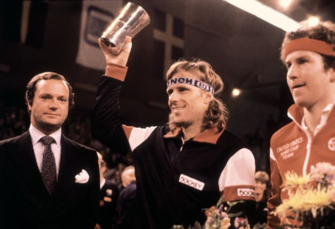 Swedish great Bjorn Borg won two Masters Grand Prix crowns, while arch-rival John McEnroe (right) was a three-time winner.