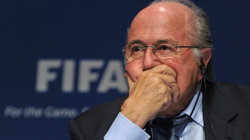 FIFA President Sepp Blatter pictured at a press conference in October.