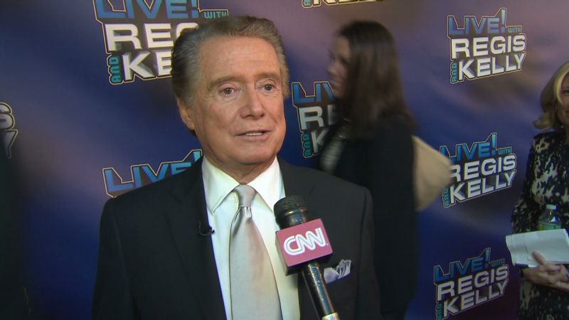 Regis Philbin reflects on his last day at ‘Live! With Regis and Kelly ...