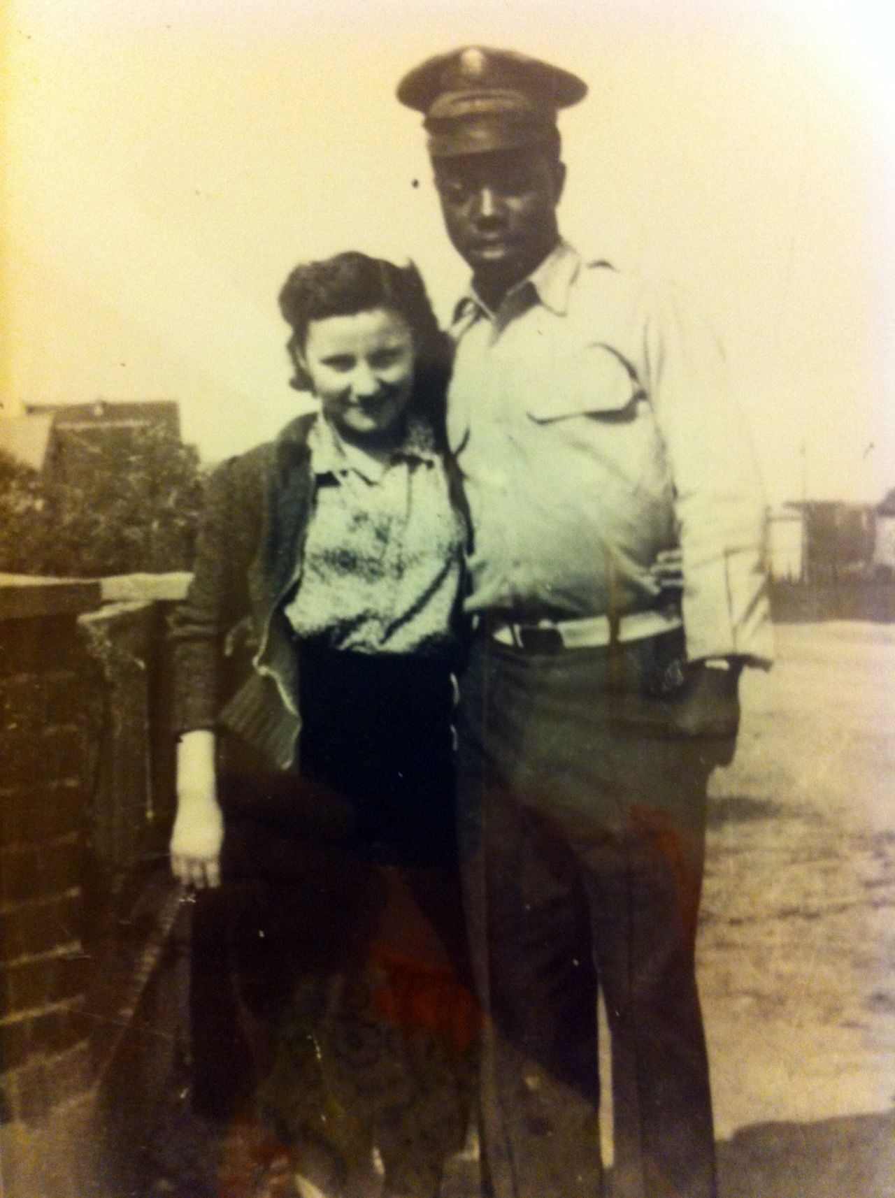 Cain now works as a search consultant to help other 'brown babies' find their biological families. One of Cain's current open search cases involves a woman who is searching for her father. Eddie Thomas is believed to have been from New York or Baltimore, and is pictured here in 1954 in Mannheim, Germany with the client's mother, Irmgard Dieter-Thomas. 