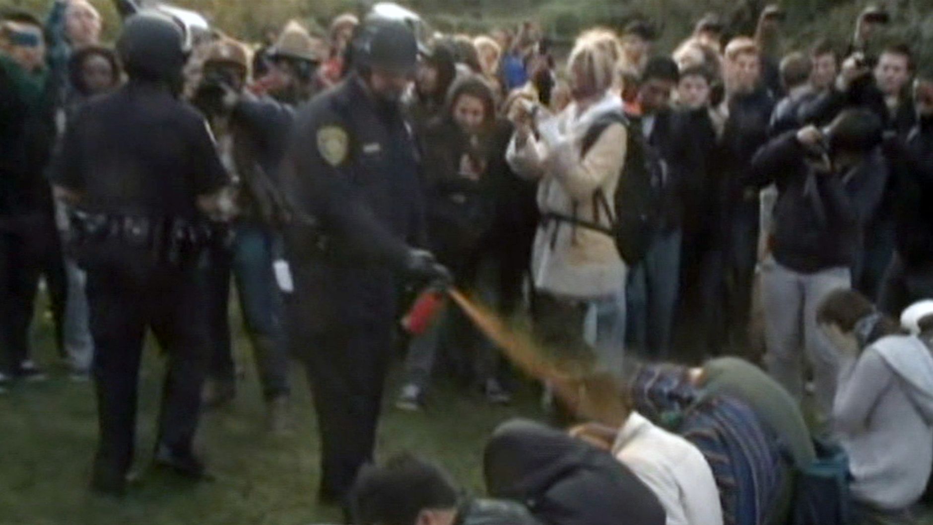 University of California offers 30,000 each to peppersprayed students
