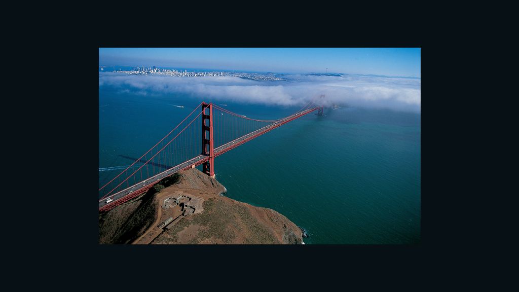 The Golden Gate Bridge is as much a part of San Francisco's identity as the city's nearly constant fog.