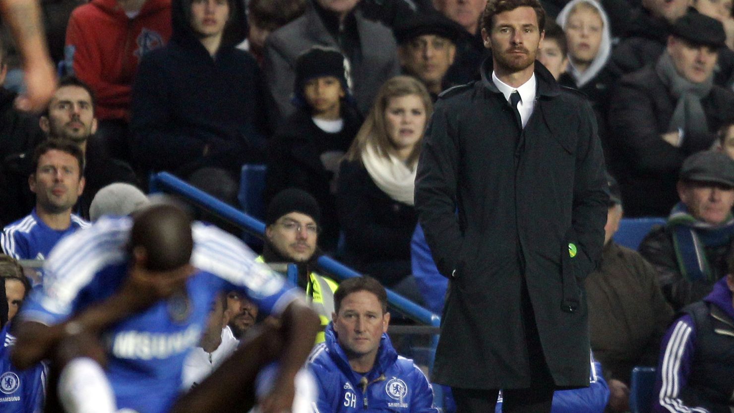 Andre Villas Boas has cut a lonely figure on the Chelsea touchline this season as his side have struggled for form.