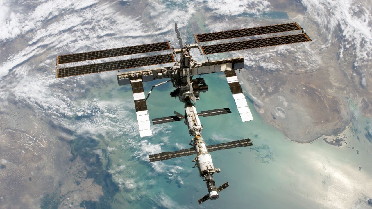 The crew of the International Space Station found a tiny hole last month in the Russian sector.