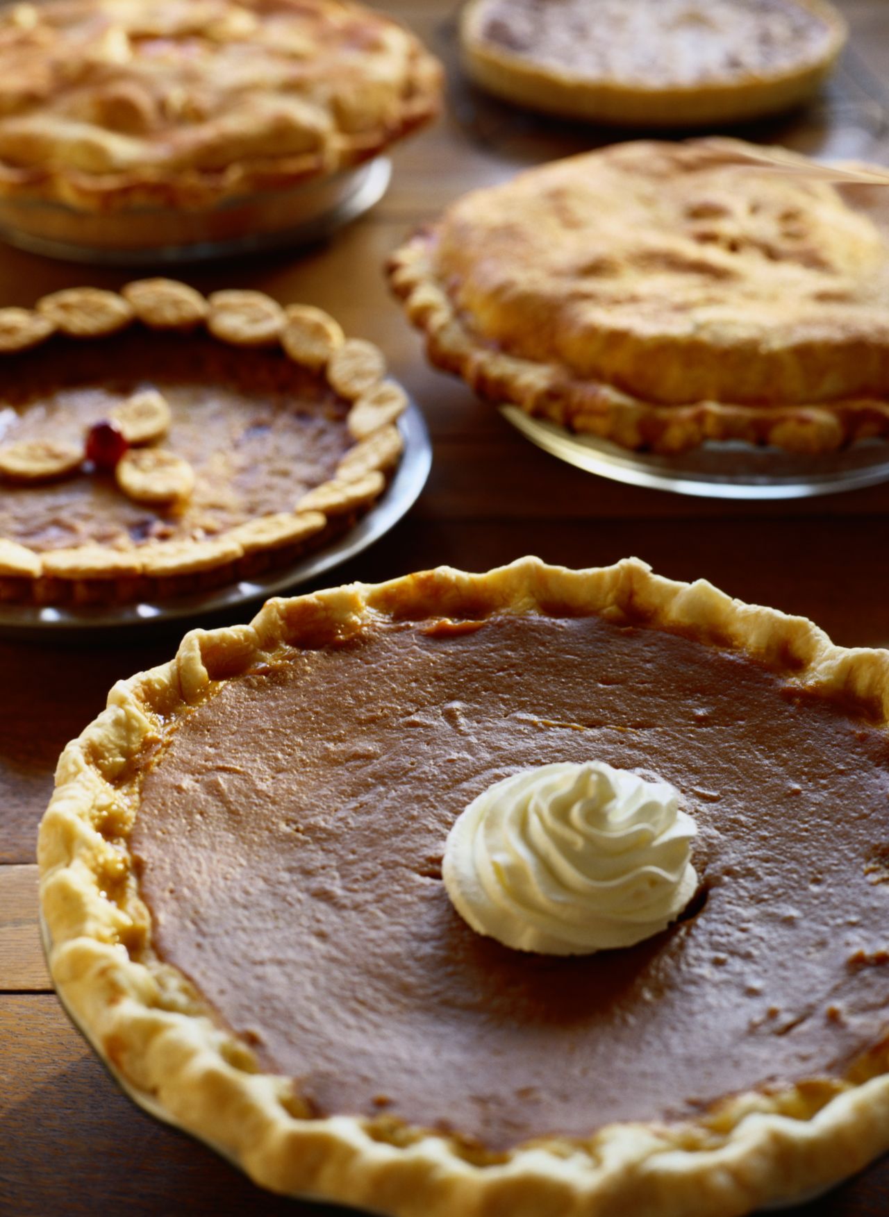 Pumpkin is a good source of fiber and vitamin A and promotes healthy vision, mucus membranes and skin. That said, say your thanks and cut yourself a slice of pumpkin pie. It is the holidays after all!