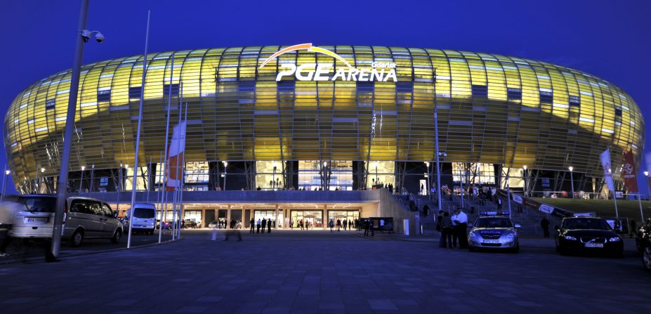 Work began on the 43,000-seater Arena Gdansk in 2008, with the stadium now the home of Polish team Lechia Gdansk having opened in August 2011. The stadium will host a quarterfinal and three Group C matches.