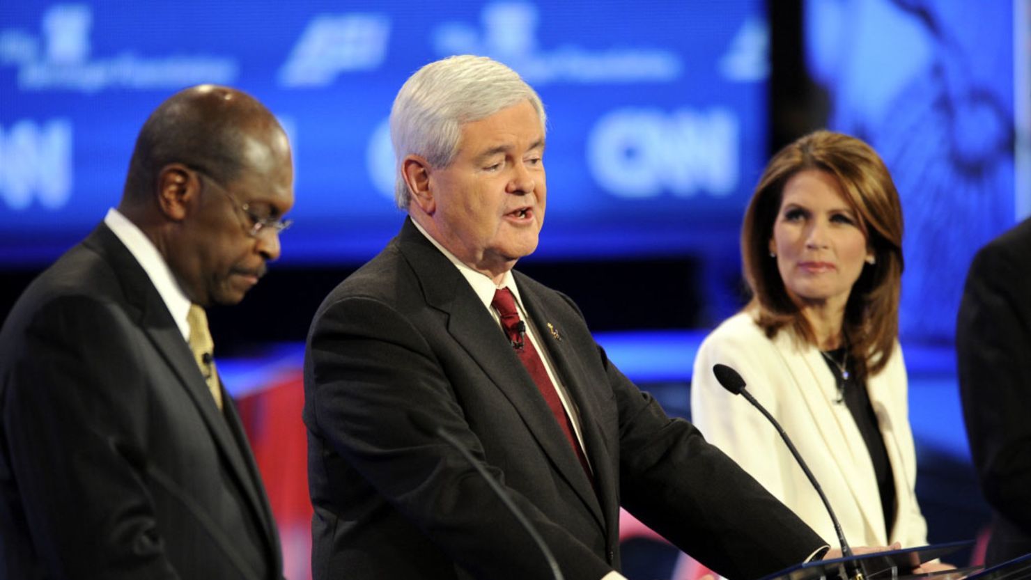 Newt Gingrich drew the most buzz among the candidates in CNN's GOP debate Tuesday night, says David Gergen.
