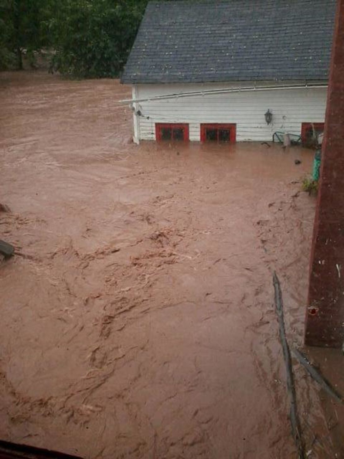 Hurricane Irene demolished the first floor of Ken Aurigema's home and drowned his foundation in creek backwash.