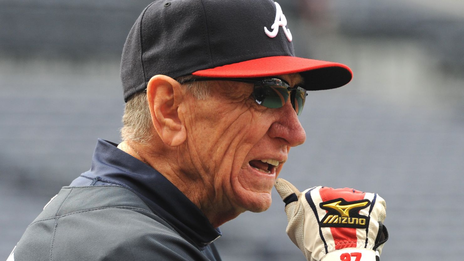 Bobby Dews has been coaching with the Atlanta Braves for 37 years