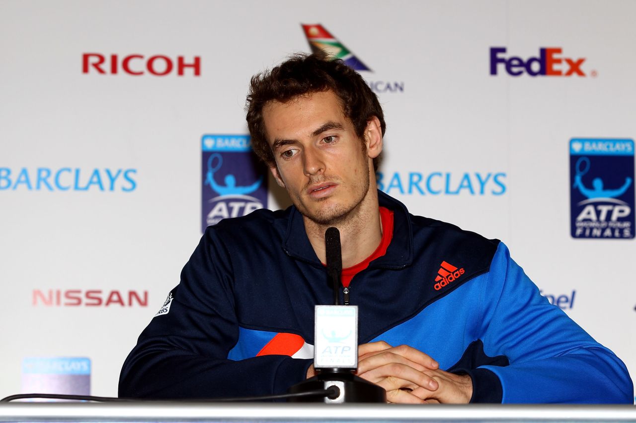 World No. 3 Andy Murray was a forlorn figure as he announced that he had to pull out after only one match due to a groin injury. The withdrawal of the tournament's only British player was a blow for sponsors and organizers alike.