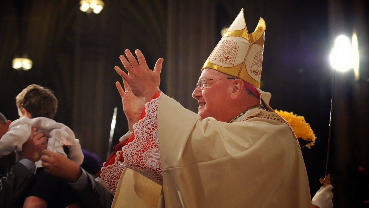 Cardinal Timothy Dolan sat for questions from lawyers for victims of sexual abuse by priests, his office said Wednesday. 