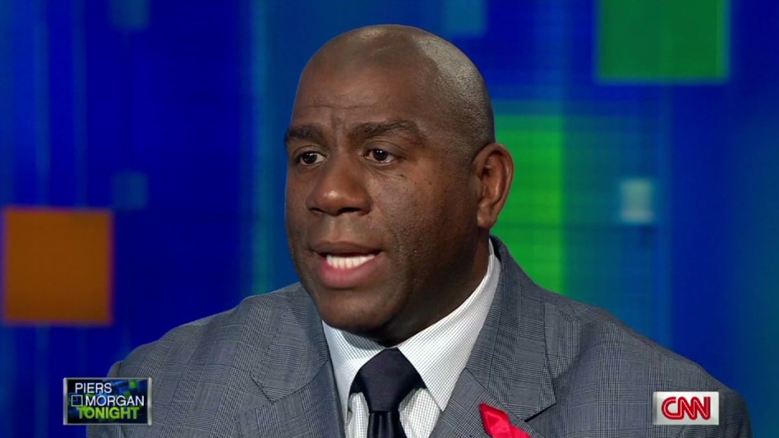 Magic Johnson has been living with HIV for more than 20 years.