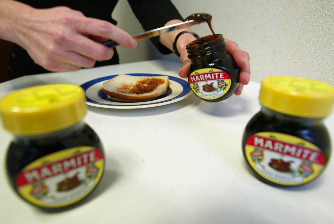 Marmite -- a savory spread popular in the UK -- is another food made from microbes -- in this case, concentrated yeast extract, which is a by-product of beer brewing.