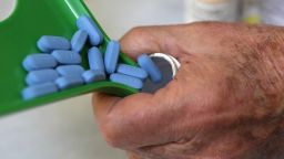 A pharmacist pours Truvada pills back into the bottle at Jack's Pharmacy on November 23, 2010, in San Anselmo, California. 