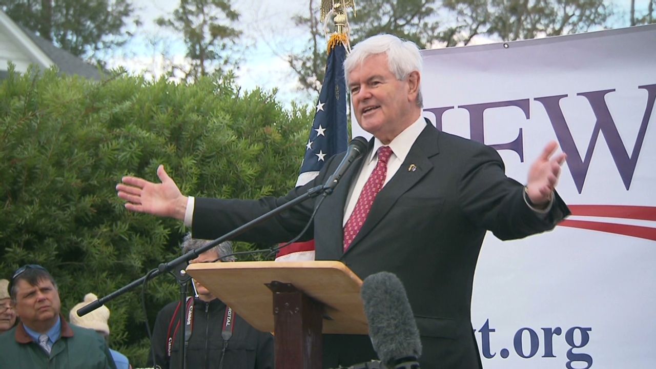 Newt Gingrich said immigrants who have lived exemplary lives in the U.S. for many years should be shielded.