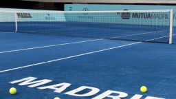 The 2012 Madrid Open will be the first time an officially sanctioned tennis tournament has been played on blue clay.