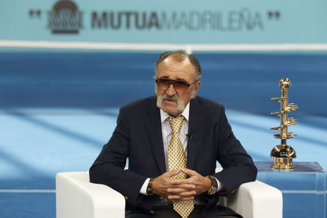 Madrid's blue clay is the brainchild of tournament consultant Ion Tiriac. He says the surface enhances the viewing experience for those in the stadium and watching on television.