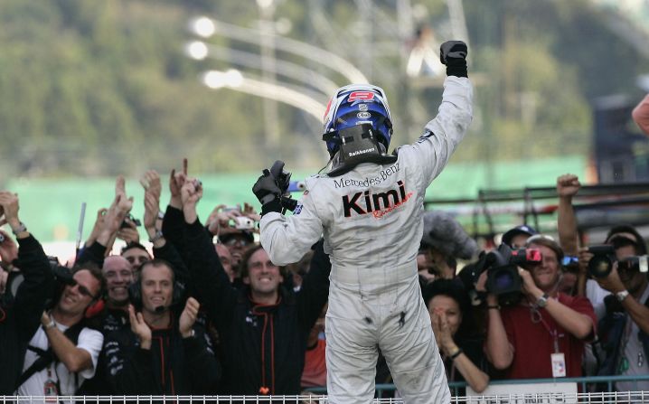 Raikkonen's most successful season with McLaren came in 2005, where he claimed victory in seven of the year's 19 races. But once again he could only finish second in the world championship, with Spain's Fernando Alonso claiming the first of his back-to-back world championships.
