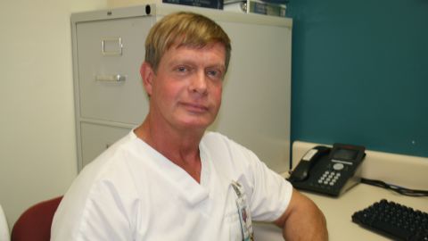Nurse Lane Tatman has been HIV-positive since the 1980s.