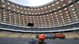 The Olympic Stadium in Kiev has been revamped at an estimated cost of $681 million, according to German broadcaster Deutsche Welle. It opened on November 11 with a game between Ukraine and Germany.