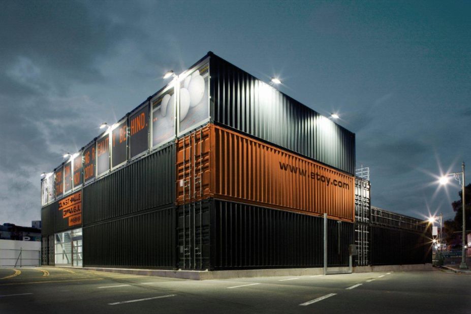 A monolith of stacked shipping containers in South Koreas's "Kunsthalle Gwanju" has become a popular hub for  exhibitions, concerts, workshops and other cultural events.