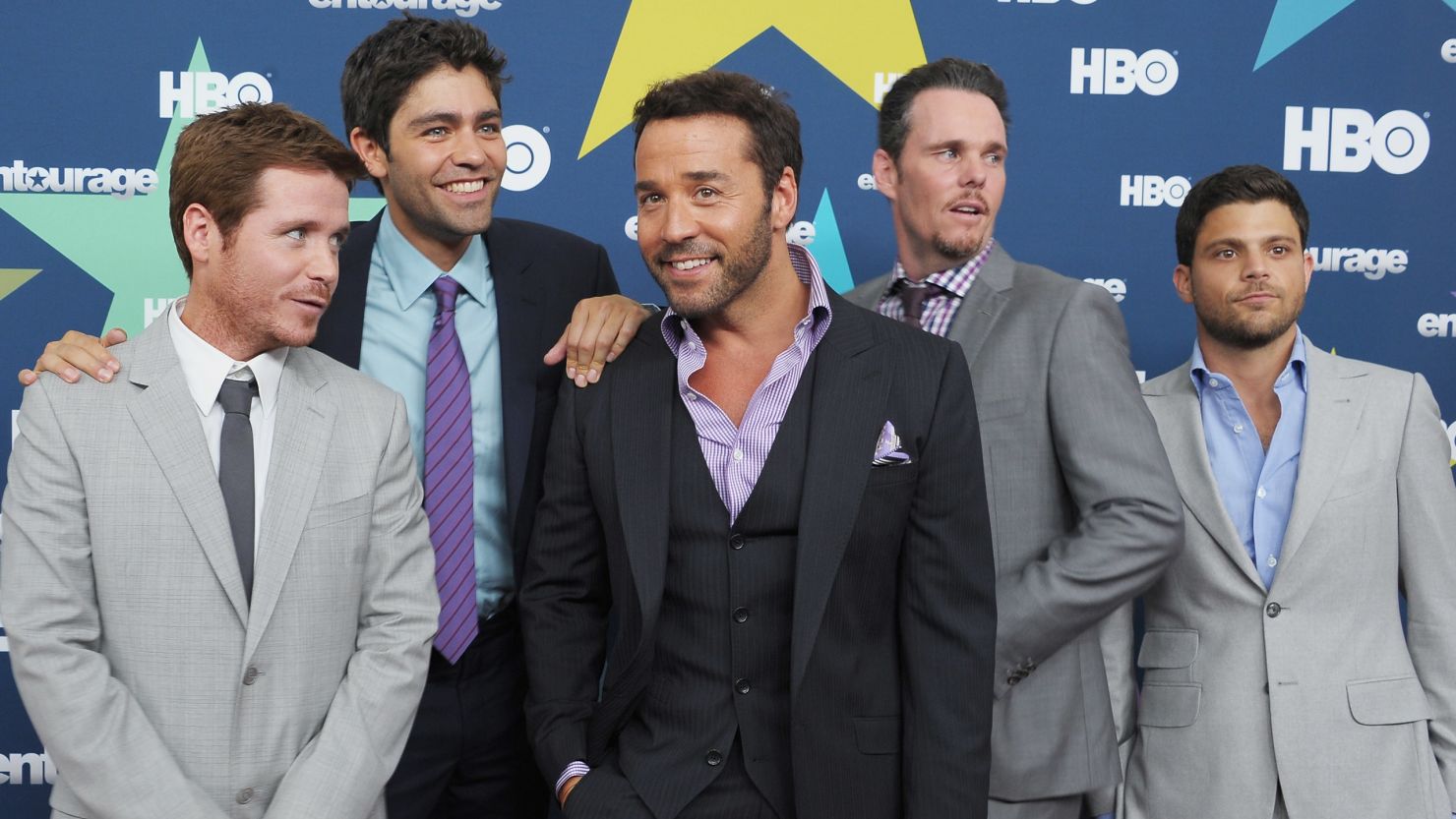 Kevin Connolly, Adrian Grenier, Jeremy Piven, Kevin Dillon and Jerry Ferrara star in "Entourage." 