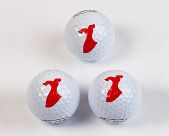 Heart disease is the No. 1 killer of women in America, and the <a href="http://www.heart.org/HEARTORG/" target="_blank" target="_blank">American Heart Association </a>is focused on raising awareness on this matter. Pro-Flite golf balls printed with a red dress symbolizes the AHA's Go Red for Women heart health campaign. About 25% of proceeds will help fund research and support education and community programming for awareness of the disease.