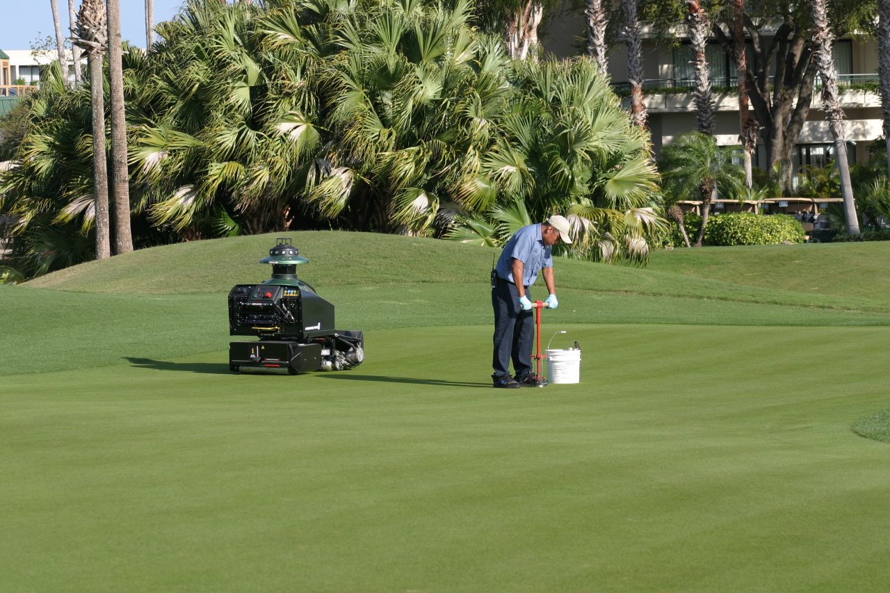 The use of robotics is rapidly spreading to golf course maintenance, and the award-winning Precise Path mower is now being widely used. 